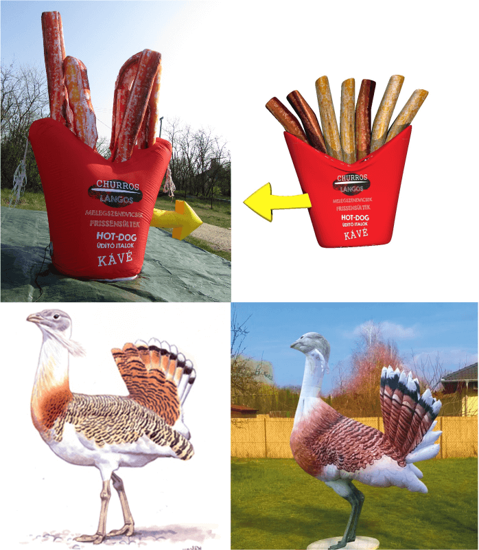 felfújható arculati cég logó