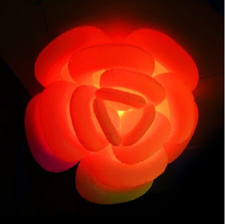 felfújható virág szirom