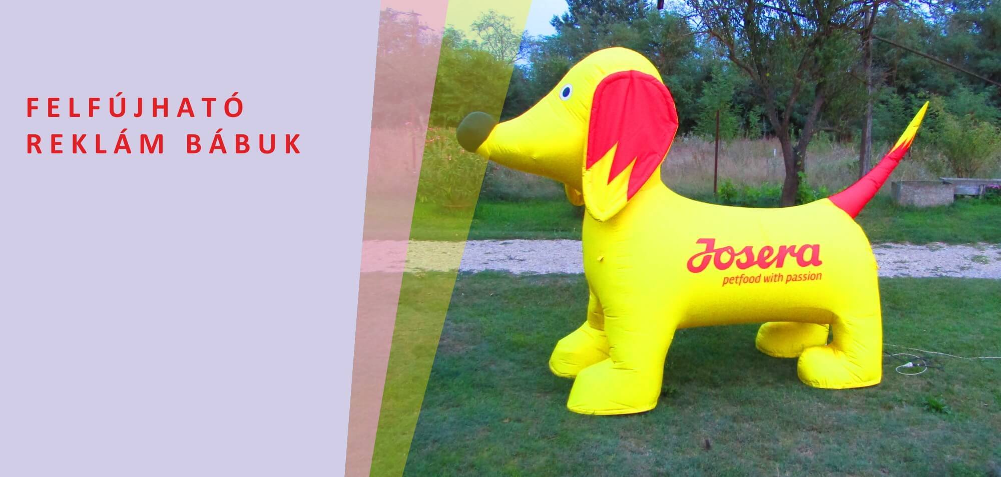 felfújható 3D cég logó